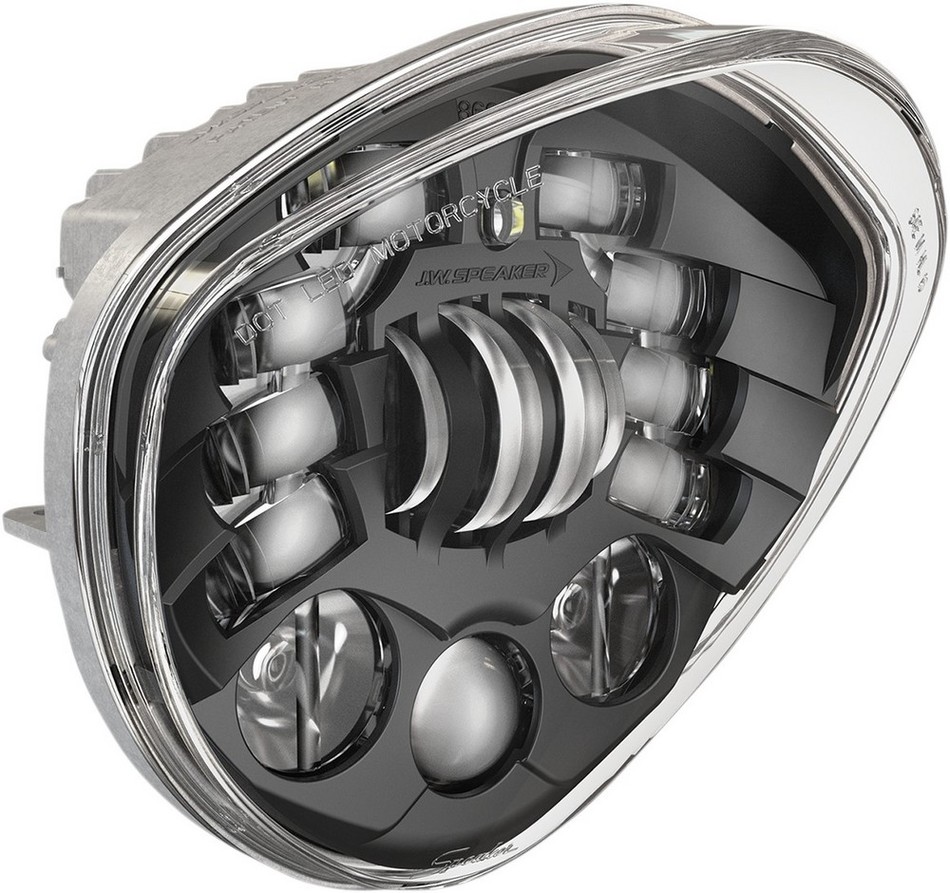 J.W. SPEAKER ジェーダブルスピーカー ヘッドライト 8695 アダプティブ ブラック7' 【HEADLIGHT ADAP BK 7'[2001-1442]】 灯火類 電装系