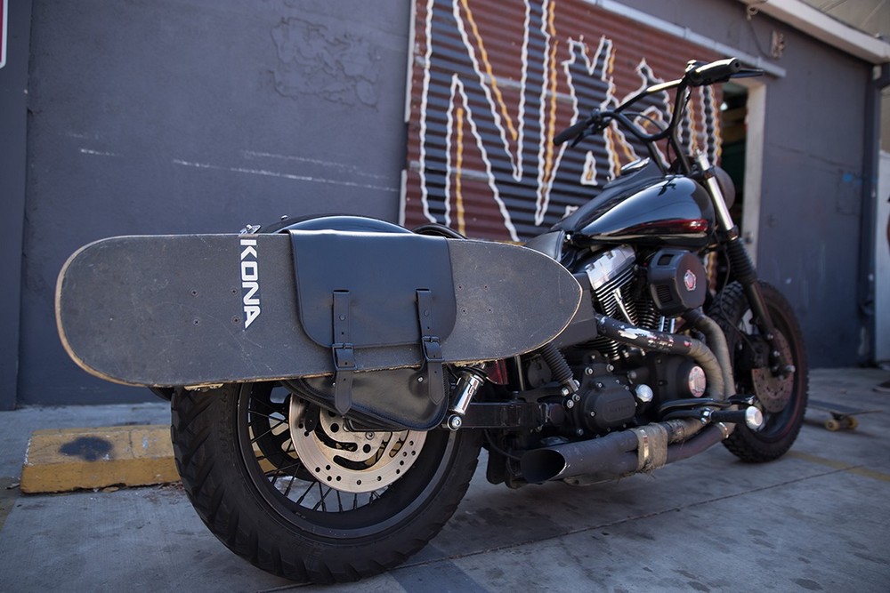 NASH MOTORCYCLE CO. ナッシュモーターサイクル SADDLEBAG SKATESACK BLK [3501-1109] サイドバッグ 車体用バッグ・ケース