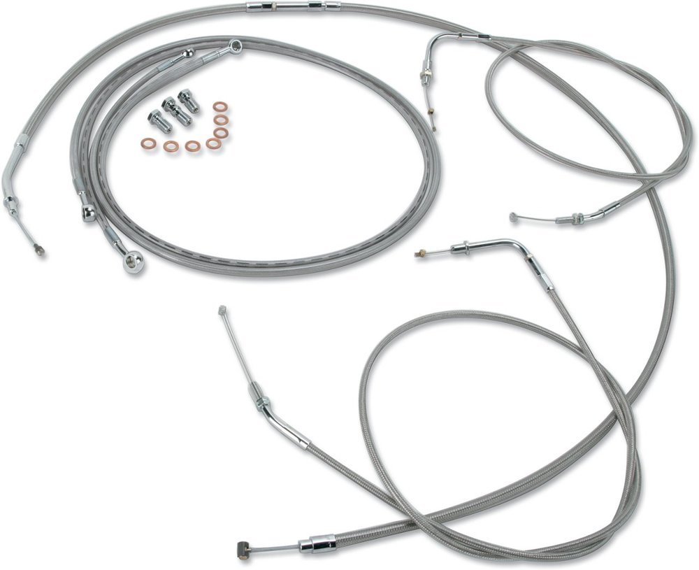 BARON バロン ケーブルキット【CABLE KIT】 XV1700 Road Star Classic 2008 - 2014 S XV1700A XV1700AM Midnight XV1700AT Silverado XV1700ATM XV1700ATS XV1700AW XV1700PC Warrior XV1700PCM YAMAHA ヤマハ ワイヤーキット ハンドル周辺パーツ ハンドル｜ウェビック　店 44,517円