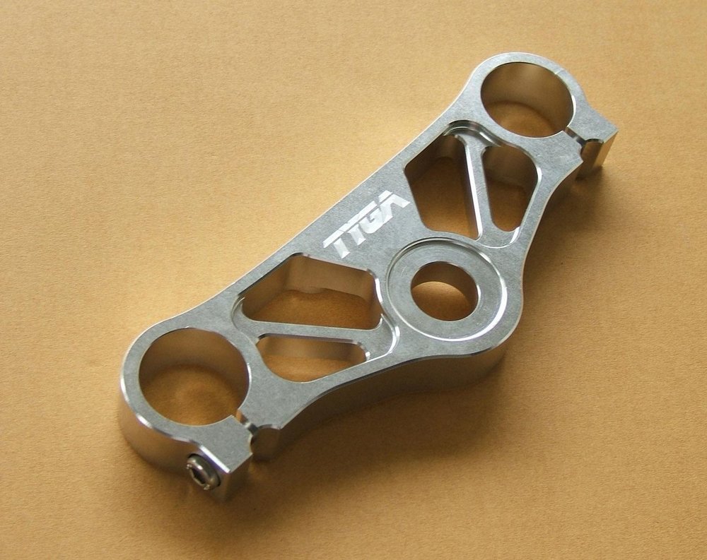 TYGA PERFORMANCE タイガパフォーマンス トップトリプルクランプ CNC シルバー CBR250R 2011- CBR300R HONDA ホンダ トップブリッジ ハンドル周辺パーツ ハンドル