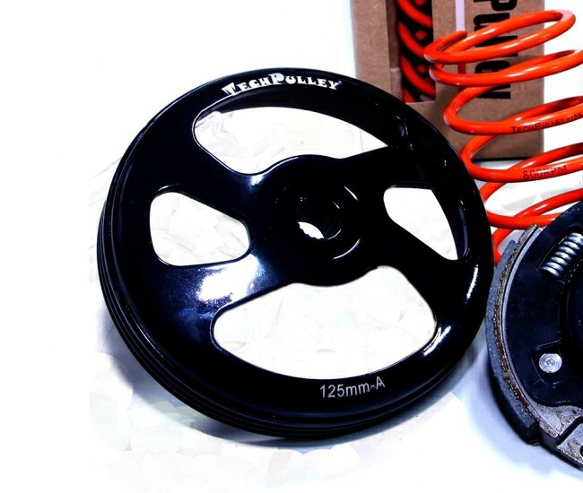 TechPulley テックプーリー クラッチカバー RACING 150 125 G5 JOCKEY G6 E1 SR KYMCO キムコ スクータークラッチアウター スクーター駆動系 駆動系｜ウェビック　店