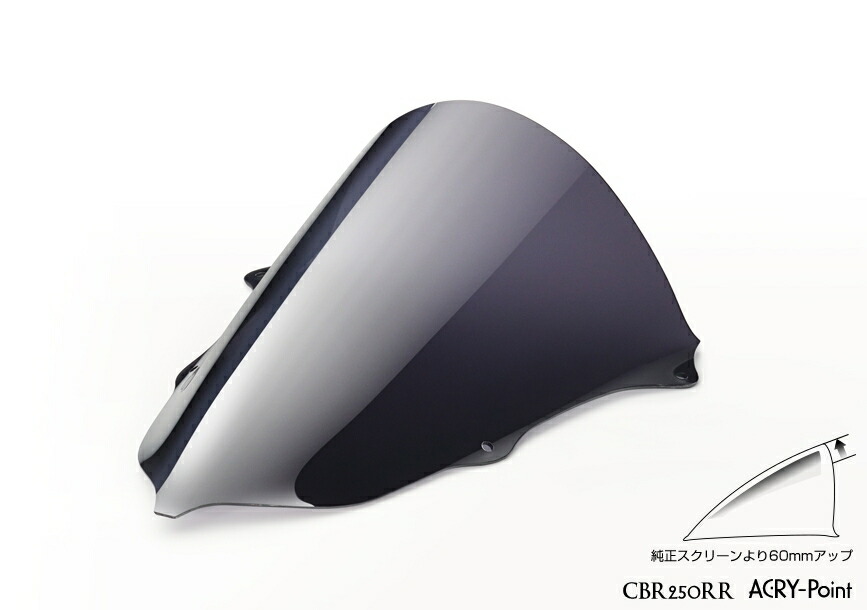 ACRY-Point スモークスクリーンCBR250RR 2023 CBR250RR（23年） スモークスクリーン アクリポイント（ACRY-Point