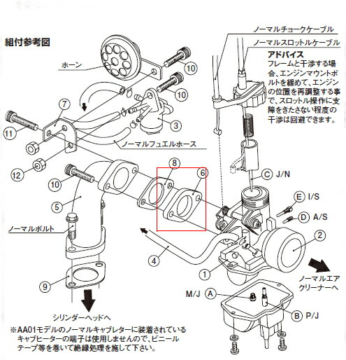 楽天市場 Kitaco キタコ 補修用パーツ インシュレーター スーパーカブ ウェビック 楽天市場店