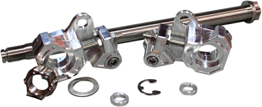 MJK PERFORMANCE MJKパフォーマンス AXLE RR W／ADJ 09-18 FL [0214-1354] HARLEY-DAVIDSON ハーレーダビッドソン アクスルブロック・チェーンアジャスター 足回り