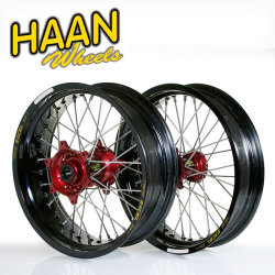 Haan バイク用品 Wheels Smc640 ハーンホイール フロント リアモタードコンプリートホイール タイヤ ホイール F3 50 16 5インチ R4 50 17インチ カラー シルバー ポリッシュ カラー ゴールド Smc660 Cush Drive Cush Drive Smc640 Ktm Ktm Ktm Ktm 安い卸売り