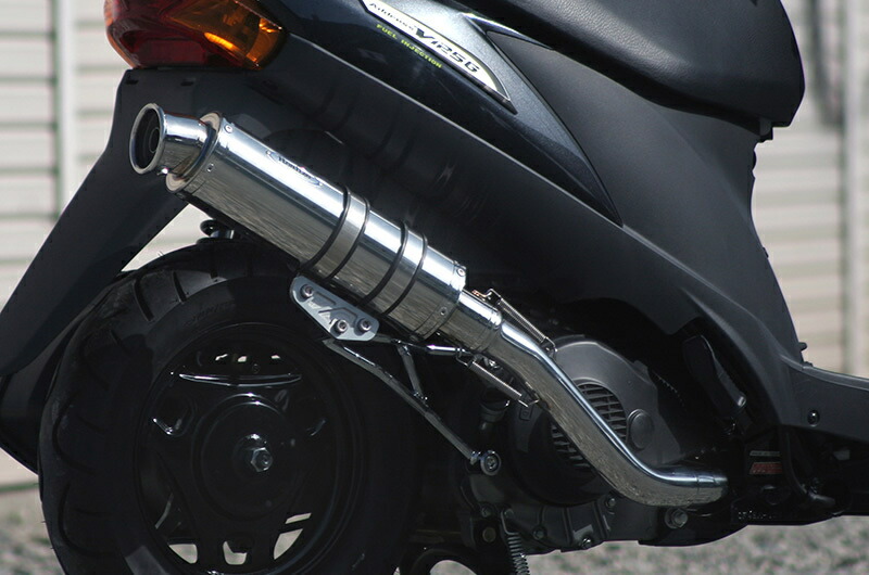 楽天市場】☆リアライズ マフラー ブリンク SUS アドレスV125 : パーツ