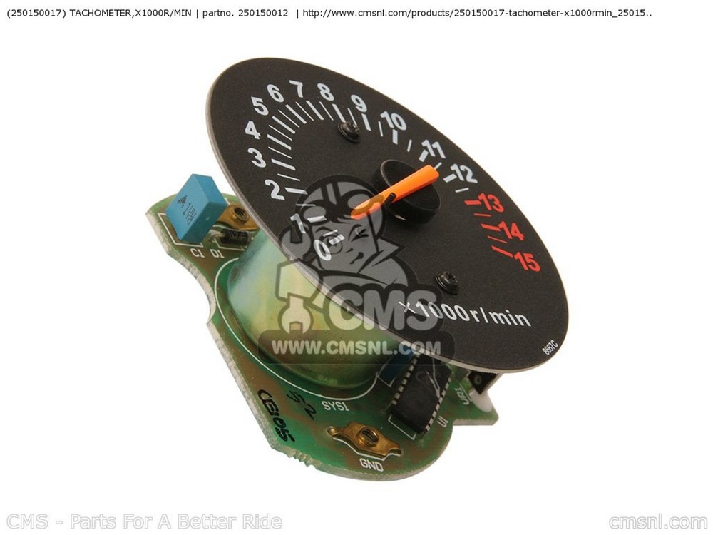 CMSシーエムエスタコメーター(250150017)TACHOMETER,X1000R/MIN