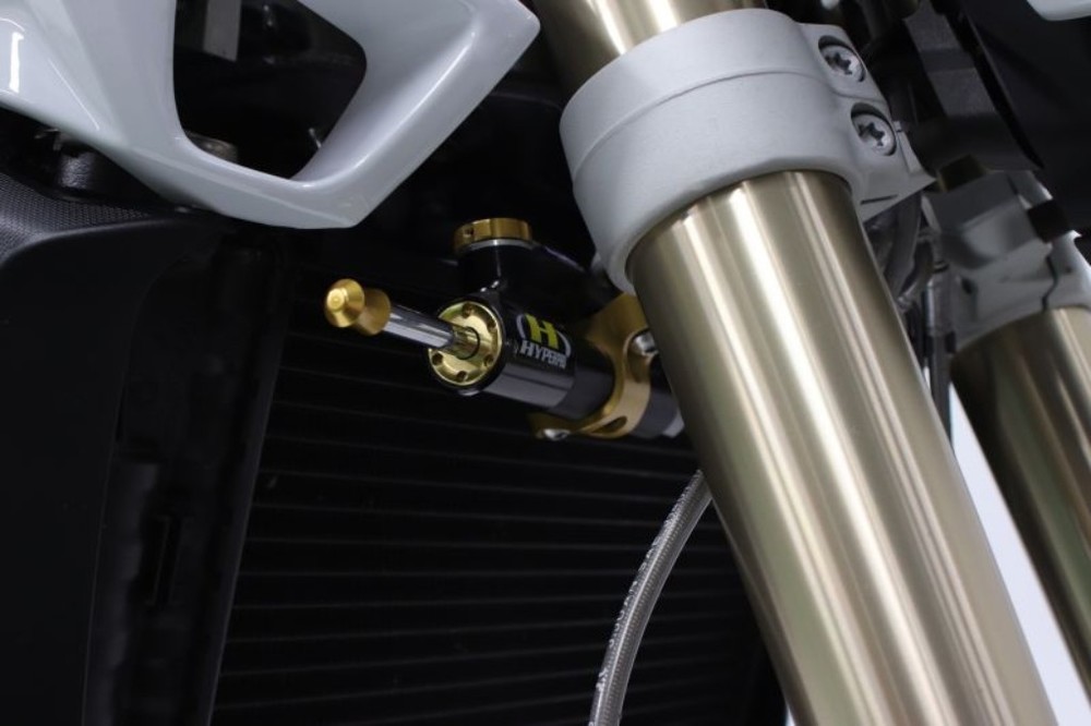 HYPERPRO ハイパープロ CNCステアリングダンパーステーセット F800S F800R F800ST F800GT BMW ステアリングダンパーブラケット ハンドル周辺パーツ ハンドル