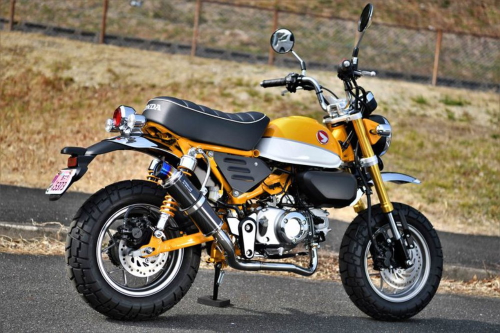 楽天市場 Beams ビームス R Evo サイレンサー サイレンサータイプ カーボン 重量 2 6kg 純正5 1kg モンキー125 Honda ホンダ ウェビック 楽天市場店