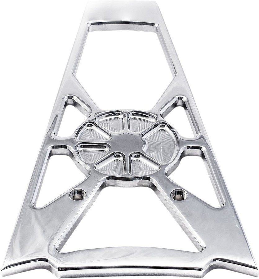 FUSION BY LA CHOPPERS フュージョンバイエルエーチョッパーズ フレームグリル クローム FL 1994-08用【GRILLE FRAME 94-08 CHR [0504-0273]】 HARLEY-DAVIDSON ハーレーダビッドソン ラジエーターコアガード・オイルクーラーコアガード 冷却関連 エンジン｜ウェビック　店