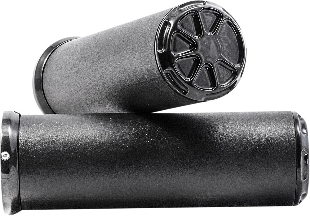 FUSION BY LA CHOPPERS フュージョンバイエルエーチョッパーズ グリップ FUSHIONモデル ブラック 1984-17用【GRIPS 84-17 BLK [0630-1631]】 HARLEY-DAVIDSON ハーレーダビッドソン ハンドル｜ウェビック　店