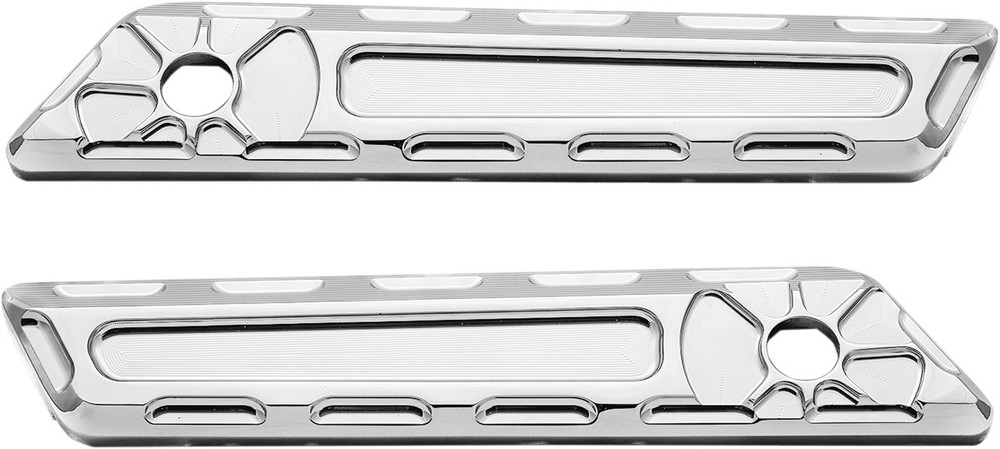 FUSION BY LA CHOPPERS フュージョンバイエルエーチョッパーズ ヒンジカバー クローム FL 2014-17用【HINGE CVR 14-17 CH [3501-1077]】 HARLEY-DAVIDSON ハーレーダビッドソン その他汎用外装部品・ドレスアップパーツ 外装