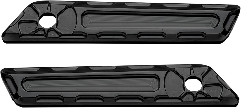 FUSION BY LA CHOPPERS フュージョンバイエルエーチョッパーズ ヒンジカバー ブラック FL 2014-17用【HINGE CVR 14-17 BK [3501-1078]】 HARLEY-DAVIDSON ハーレーダビッドソン その他汎用外装部品・ドレスアップパーツ 外装