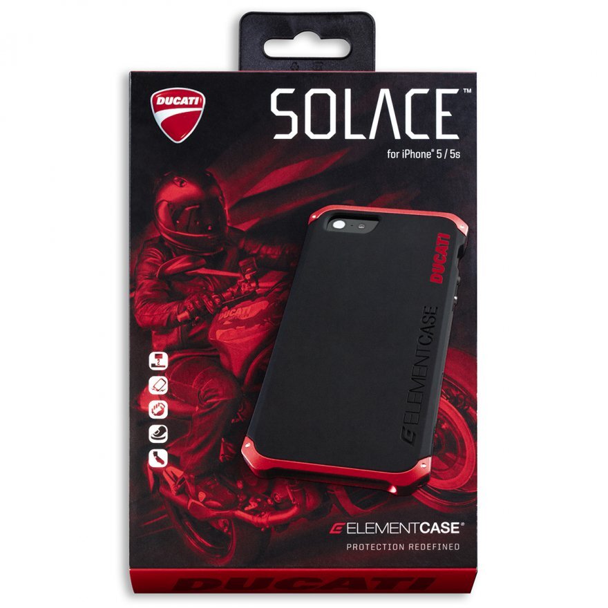 DUCATIPerformanceドゥカティパフォーマンススマートフォンケースSolaceDucatiCasefortheiPhone5/5SColor:Black
