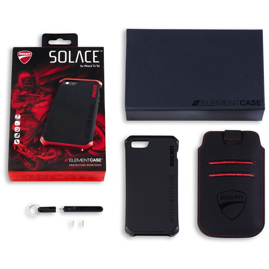 DUCATIPerformanceドゥカティパフォーマンススマートフォンケースSolaceDucatiCasefortheiPhone5/5SColor:Black
