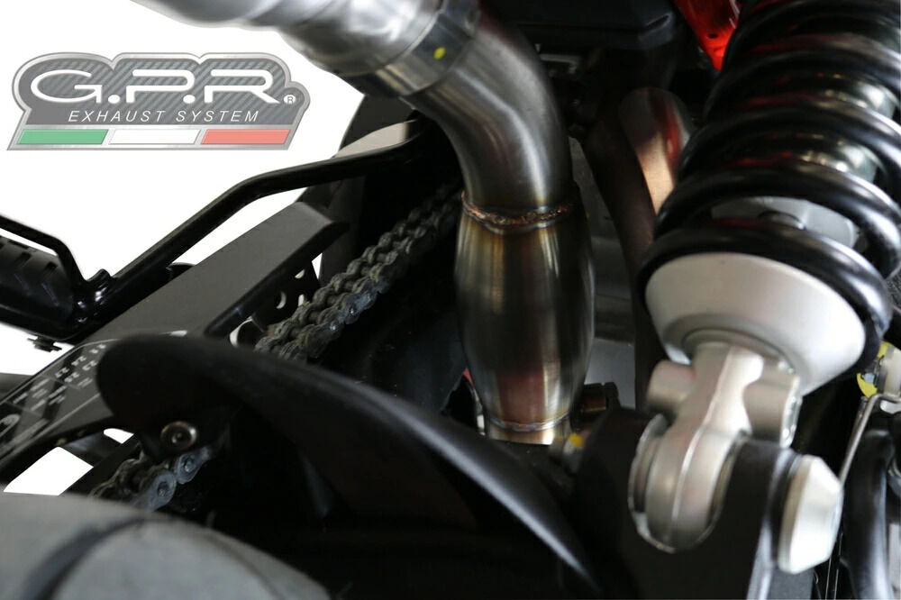 GPR ジーピーアール DECAT PIPE MANIFOLD DORSODURO 900 APRILIA アプリリア エキゾーストパイプ マフラー｜ウェビック　店