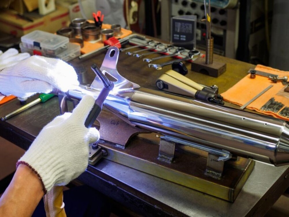 楽天市場 Nanacompany ナナカンパニー Na 01 ステンレスマフラー スーパーカブ90 Ha02 ウェビック 楽天市場店