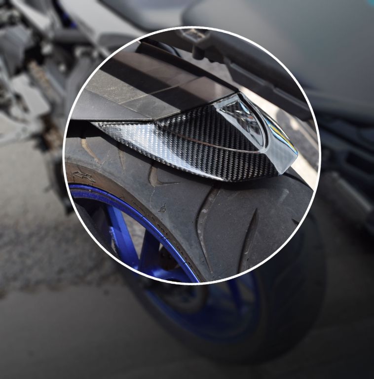 Pyramid Plastics ピラミッドプラスチック カーボン・リアフェンダー・エクステンション(Carbon HUGGER EXTENSION) XSR900 YAMAHA ヤマハ リアフェンダー フェンダー関連 外装