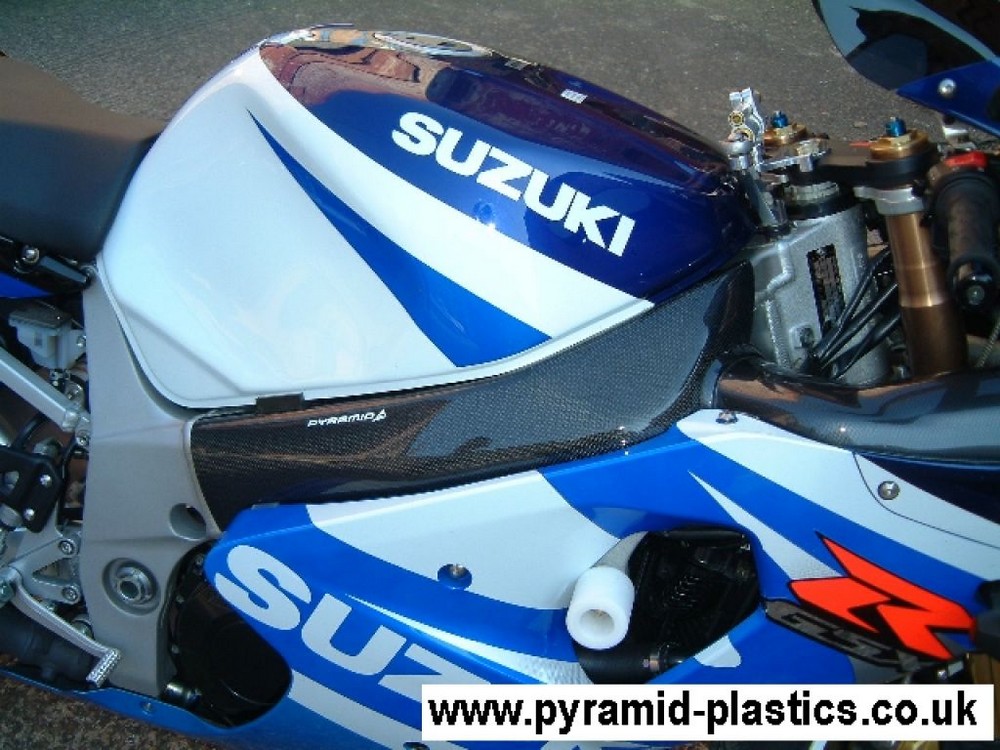 Pyramid Plastics ピラミッドプラスチック カーボン・ファイバー・フレーム・カバー(CARBON FIBRE FRAME COVERS) GSXR600 SUZUKI スズキ フレームカバー フレーム|ウェビック 店