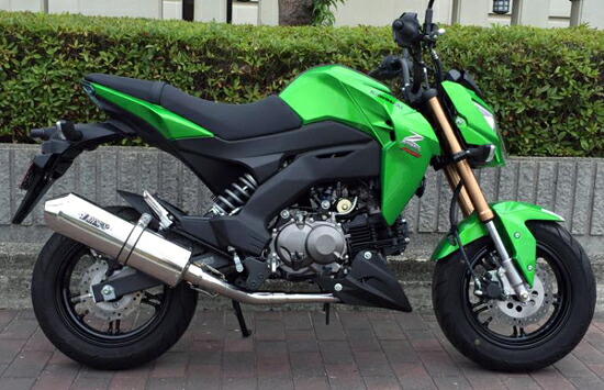 PENSKE ペンスケ ドレシー フルエキゾースト Z125 PRO KAWASAKI カワサキ フルエキゾーストマフラー マフラー|ウェビック 店