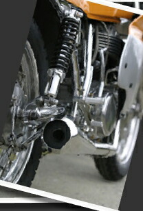 Peyton Place ペイトンプレイス ステンレス・SCメガホンスリップオンマフラー SR400 SR500 YAMAHA ヤマハ スリップオンマフラー マフラー