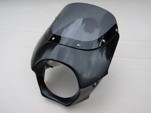 SOLID UP ソリッドアップ ソリッドビキニカウル モンキー HONDA ホンダ ビキニカウル カウル関連 外装 スクリーンカラー：スモーク / 素材：CFR製(平織りカーボンクリアーゲルコート)