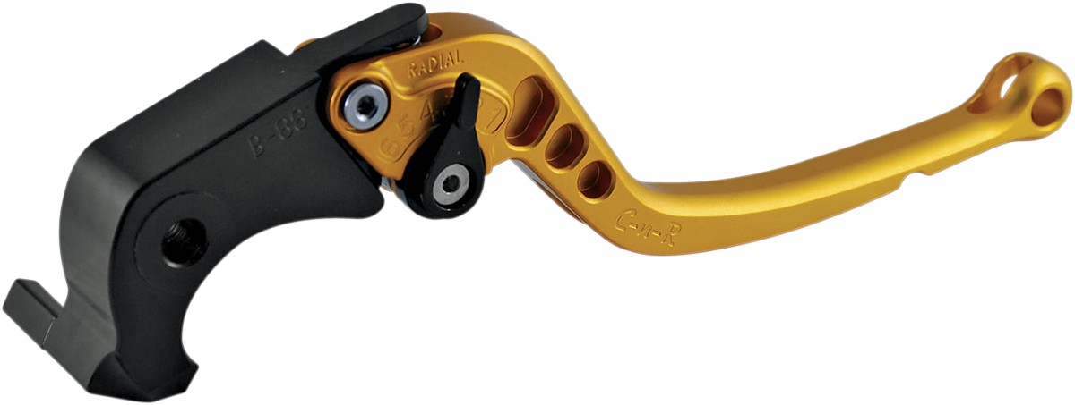 POWERSTANDS RACING パワースタンズレーシング BRAKE LEVER PSR LONG GLD [0614-0470] ZX-6R Ninja ZX-6RR 2005 - 2006 GSX-R1000 GSX-R600 GSX-R750 GSX1300BK B-King Daytona 675 Speed Triple Street R KAWASAKI カワサキ SUZUKI スズキ TRIUMPH トライアンフ ハンドル