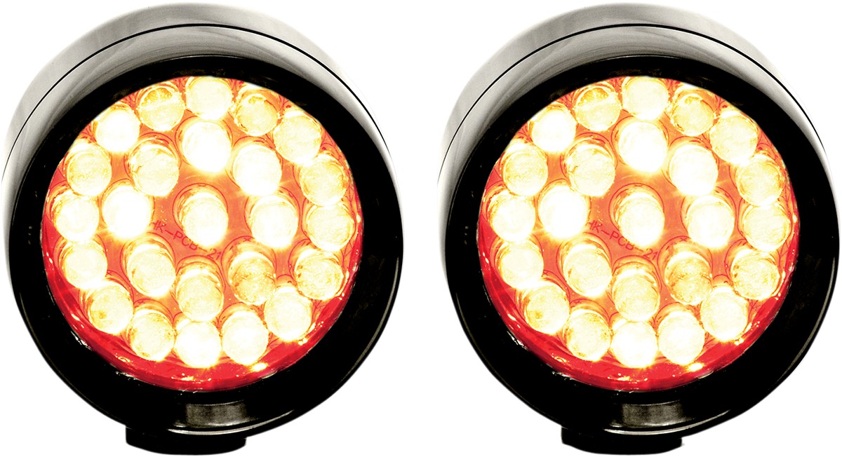 LAZER STAR レイザースター マーカーライトマイクロB ウィンカー レッド ブラック 【LIGHT MIRCOB T/S RED BLK [2040-1074]】 フォグランプ 灯火類 電装系｜ウェビック　店