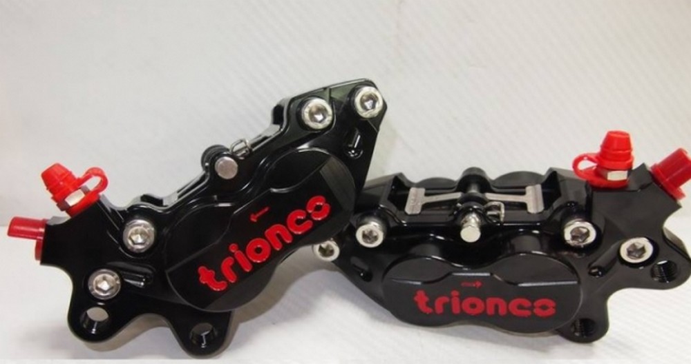 Triones トライオンズ CNC 4 ピストンキャリパー キャリパー ブレーキ｜ウェビック　店 31,975円