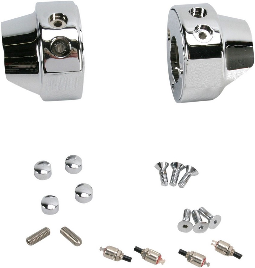 HAWG HALTERS ホグハルターズ スイッチアッシー 2BTN クロム 【SWITCH ASSY CHRM [0616-0088]】 ハンドルスイッチ・スイッチボックス ハンドル周辺パーツ ハンドル｜ウェビック　店