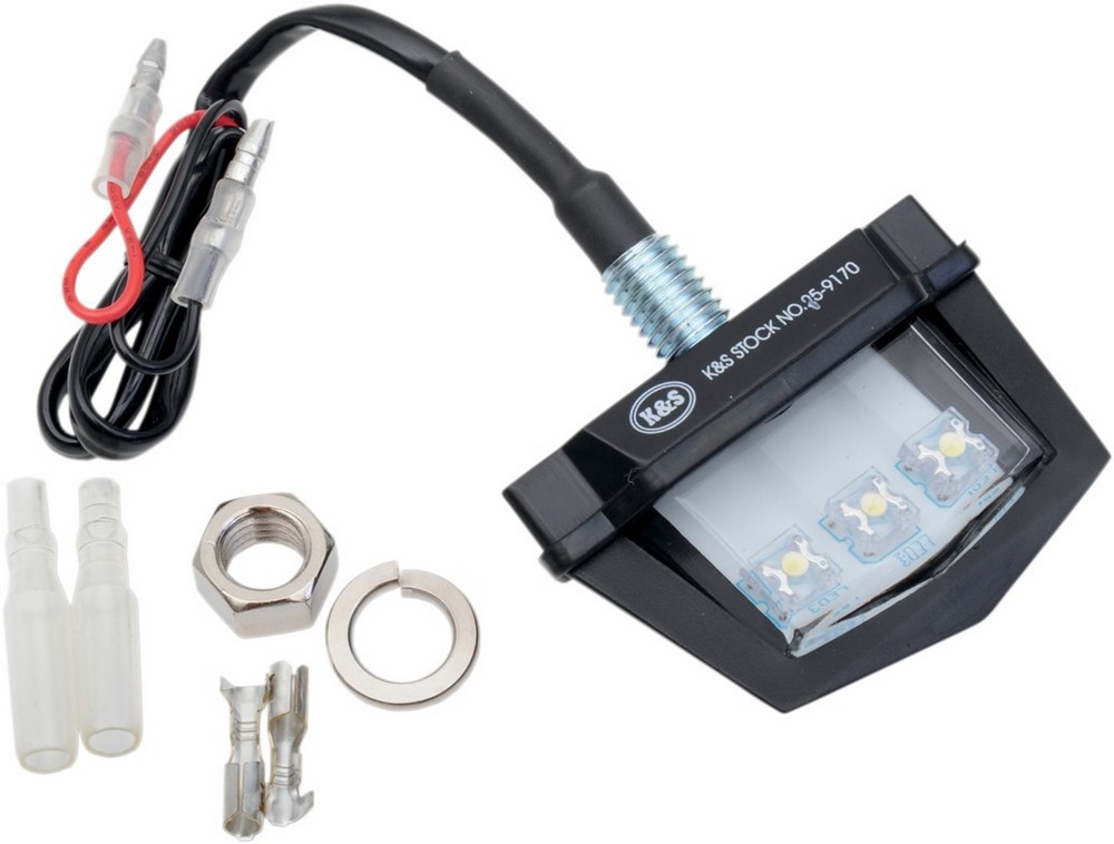 K&S TECHNOLOGIES ケイアンドエステクノロジーズ ナンバープレートランプ LED 【LICENSE PLATE LIGHT [2030-0383]】 ナンバー灯 外装 5,415円