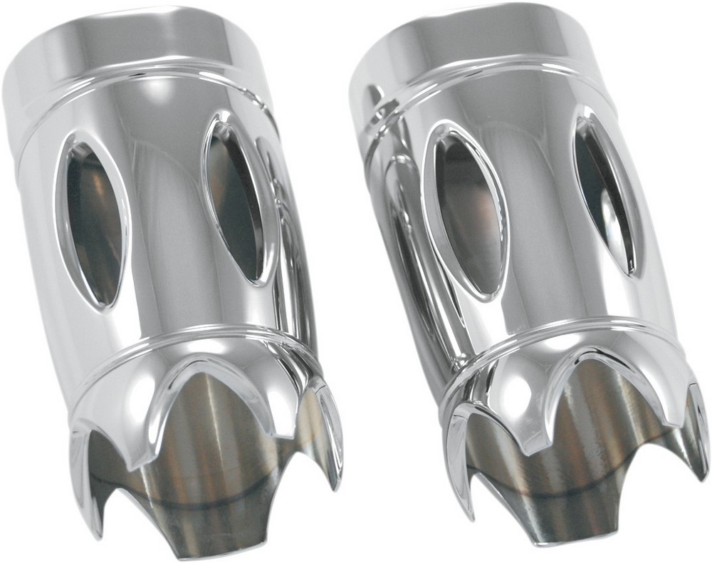 EDDIE TROTTA DESIGNS エディートロッタデザイン フォークスライダーカバー TC クローム 1984-2013用 【FORK SLIDERS CHR 84-13 [0411-0036]】 HARLEY-DAVIDSON ハーレーダビッドソン フォークブーツ・フォークカバー サスペンション 足回り｜ウェビック　店
