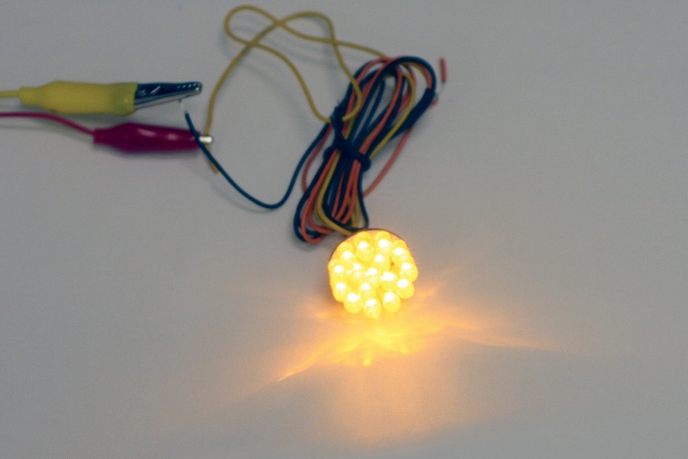 CUSTOM DYNAMICS カスタムダイナミックス LEDバルブ クラスタ 1'アンバー【BULB LED CLSTR 1'AMB [2060-0256]】 LED電装・LEDドレスアップパーツ 灯火類 電装系