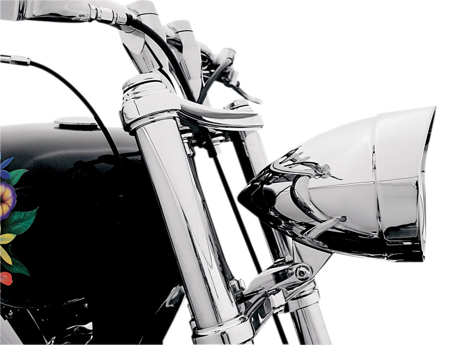 ADJURE INC. アドジュア ヘッドライト BKT 5.75 W VISR 【HEADLIGHT W/VISR [2001-0172]】 灯火類 電装系