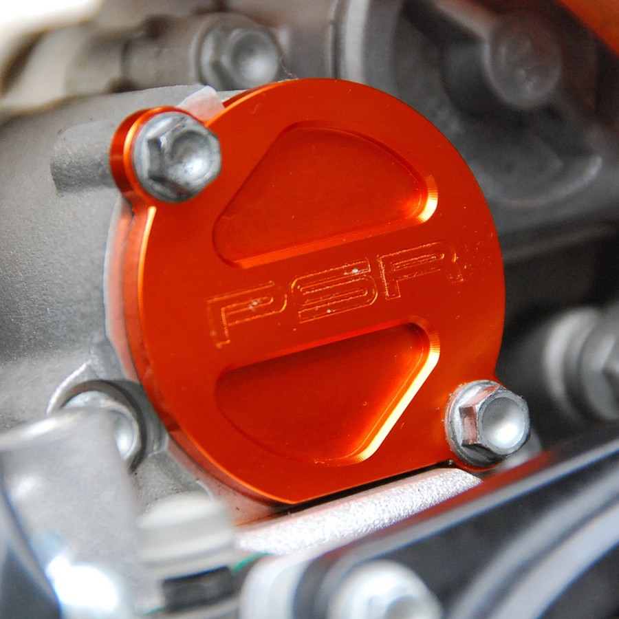 POWERSTANDS RACING パワースタンズレーシング MAGNET OIL FLTR CVR ORG [0940-1289] 250 EXC MXC 2000 - 2007 SX SX-F 2005 2011 400 LC4 1992 2009 450 2006 600 620 625 SXC 2003 640 KTM オイルフィルターカバー エンジンパーツ エンジン｜ウェビック　店