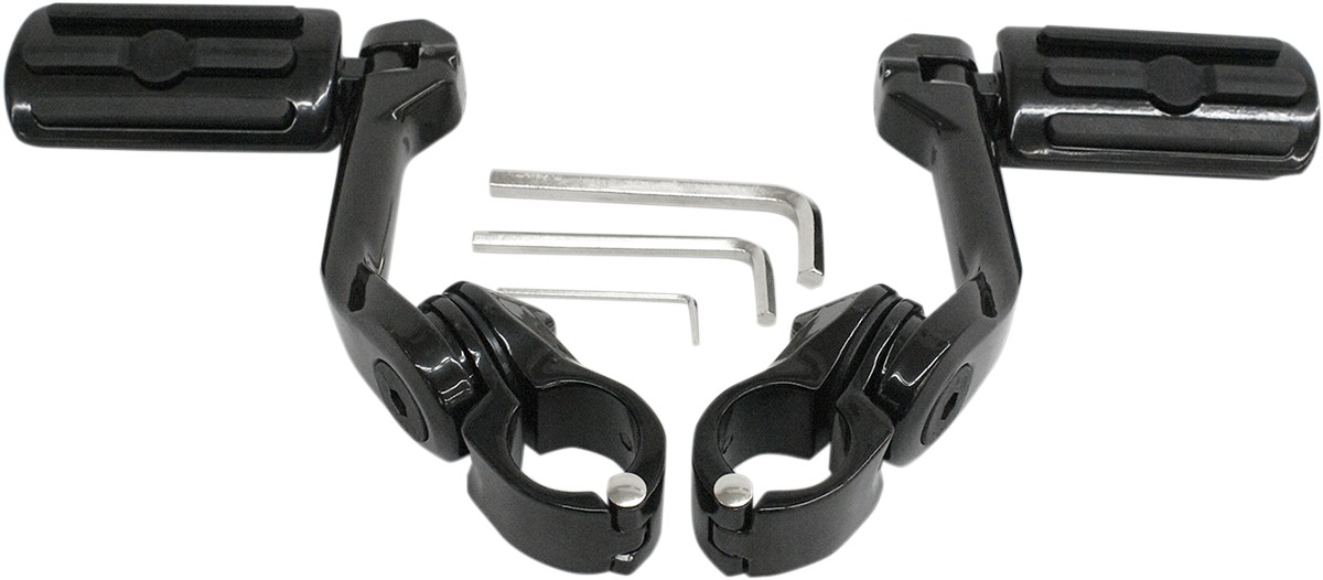 RIVCO PRODUCTS リブコプロダクツ HIGHWAY PEGS MNT BLK [1624-0321] フットペグ ステップ 足回り｜ウェビック　店