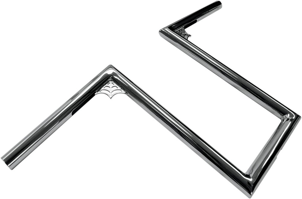 LA CHOPPERS エルエーチョッパーズ ハンドルバー 1' ウェブスタイル Z 12' クローム【HANDLEBAR 1'WEB 12'CH [0601-2291]】 ハンドル｜ウェビック　店