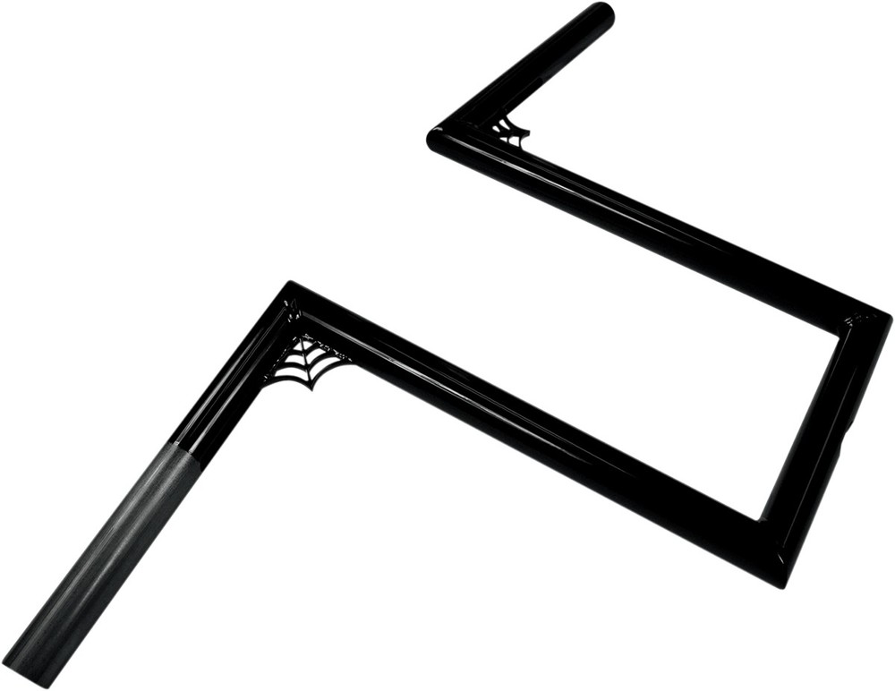 LA CHOPPERS エルエーチョッパーズ ハンドルバー 1' ウェブスタイル Z 12' ブラック 【HANDLEBAR 1'WEB 12'BK [0601-2292]】 ハンドル