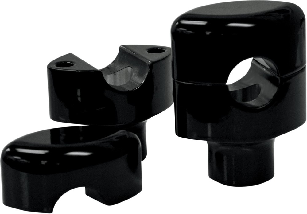 LA CHOPPERS エルエーチョッパーズ ライザーシステム ブラック SPRINGER PAUGHCO用【RISERS SPRNGR PAUGHCO BLK [0602-0530]】 ハンドルポスト・ハンドルライザー ハンドル周辺パーツ ハンドル｜ウェビック　店