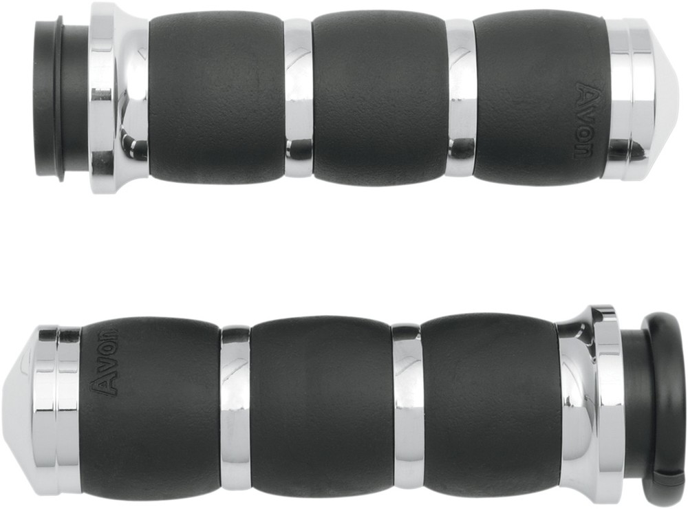 AVON GRIPS エイボングリップス グリップ VELVET AIRモデル TBW クローム【GRIPS AIR CH】 HARLEY-DAVIDSON ハーレーダビッドソン ハンドル|ウェビック 店