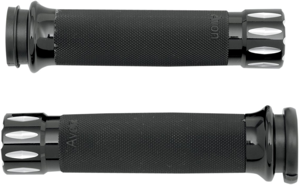 AVON GRIPS エイボングリップス カスタムグリップ RIVAL アルマイト TBW 【GRIP CUSTOM ANO TBW】 HARLEY-DAVIDSON ハーレーダビッドソン グリップ ハンドル