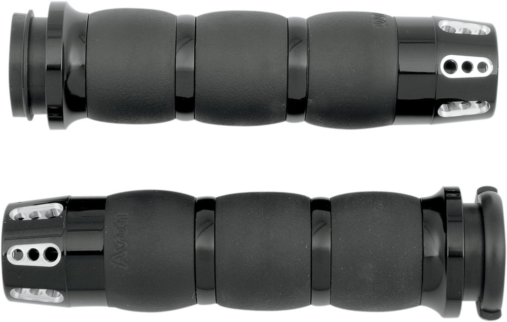 AVON GRIPS エイボングリップス グリップ ベルベット式 GATLIN アルマイト TBW 【GRIP VELVET AN TBW】 HARLEY-DAVIDSON ハーレーダビッドソン ハンドル