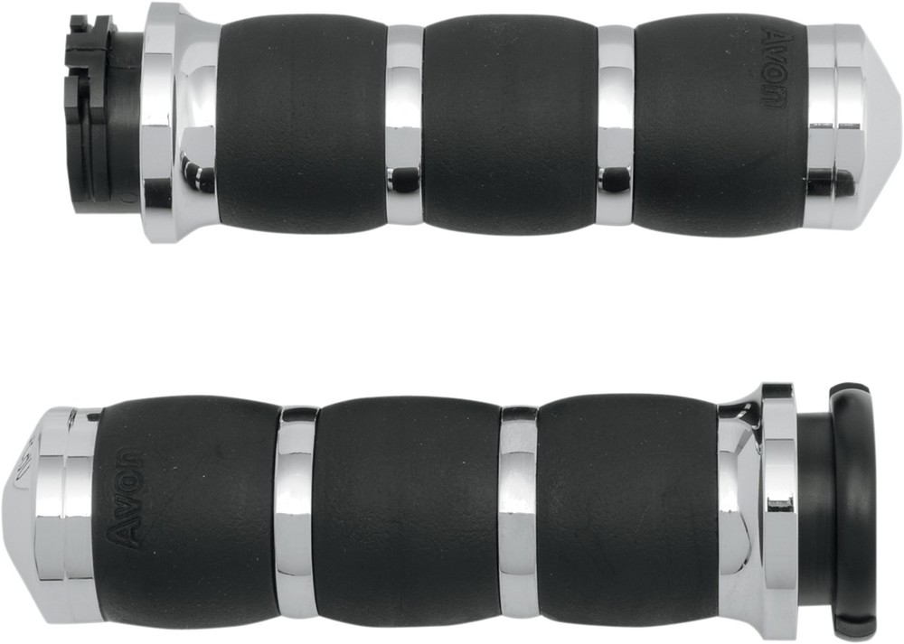 AVON GRIPS エイボングリップス グリップ VELVET AIRモデル クローム【GRIPS AIR CHR】 HARLEY-DAVIDSON ハーレーダビッドソン ハンドル|ウェビック 店