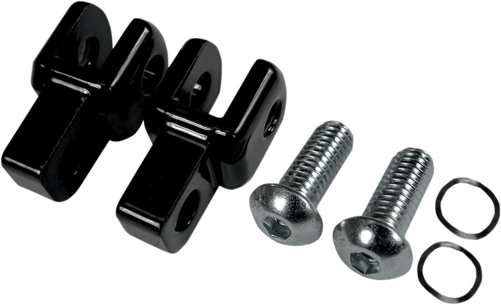 LA CHOPPERS エルエーチョッパーズ リロケータ FOOTPEG ブラック【RELOCATOR BLK [1620-1133]】 その他ステップオプション・補修部品 ステップ 足回り｜ウェビック　店