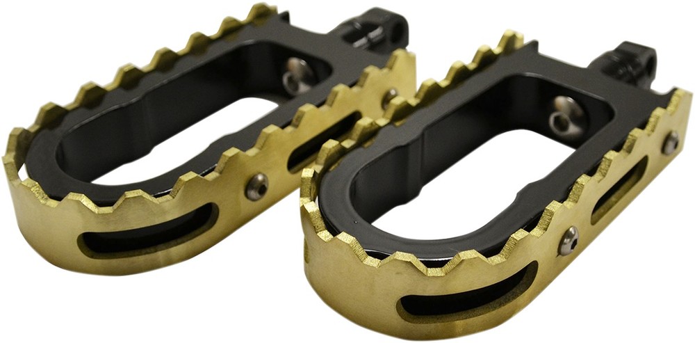 LA CHOPPERS エルエーチョッパーズ ステップ BMXモデル ブラック／ブラス 【FOOTPEGS BMX BLK/BRASS [1620-1186]】 フットペグ 足回り