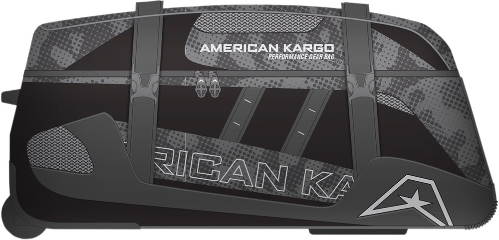 AMERICAN KARGO アメリカンカーゴ ギアバッグ ローラー LG ブラック 【GEAR BAG ROLLER BLK [3512-0153]】 ライディングギアバッグ バッグ｜ウェビック　店