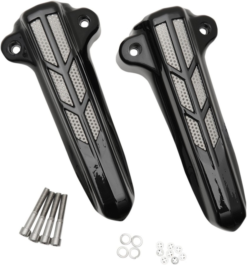 CIRO チロ ロワーレッグカバー GB 【COVER LOWER LEG [0403-0136]】 Electra Glide Ultra Classic EFI - FLHTCU 2014 2017 Low-FLHTCUL 2015 2016 Limited FLHTK Road Custom FLTRX Special-FLTRXS FLTRU King FLHR Street FLHX Special FLHXS Low-FLHTKL サスペンション