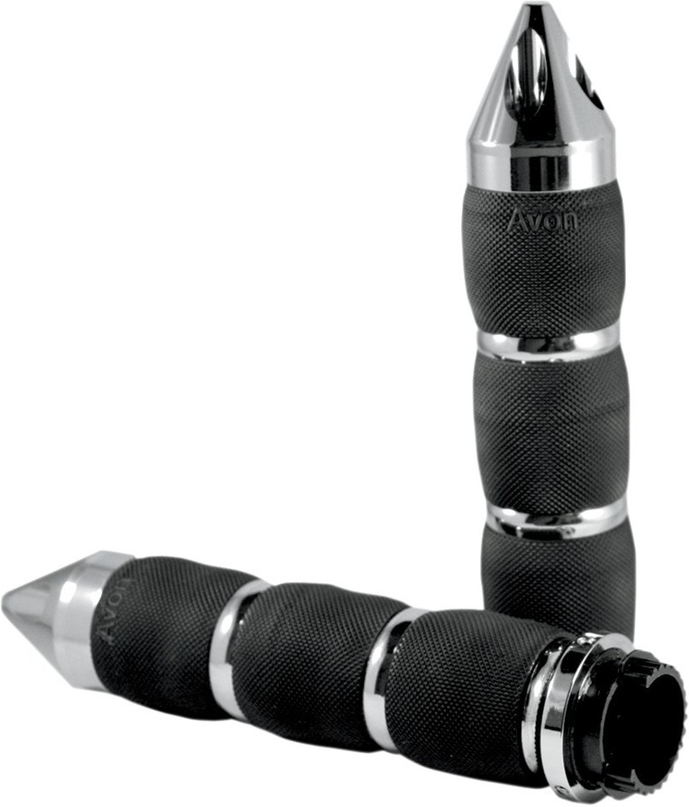 AVON GRIPS エイボングリップス グリップ ツアー エアクッション スパイク クローム【GRIP TOUR AIR CUSH SPK CH】 ハンドル｜ウェビック　店