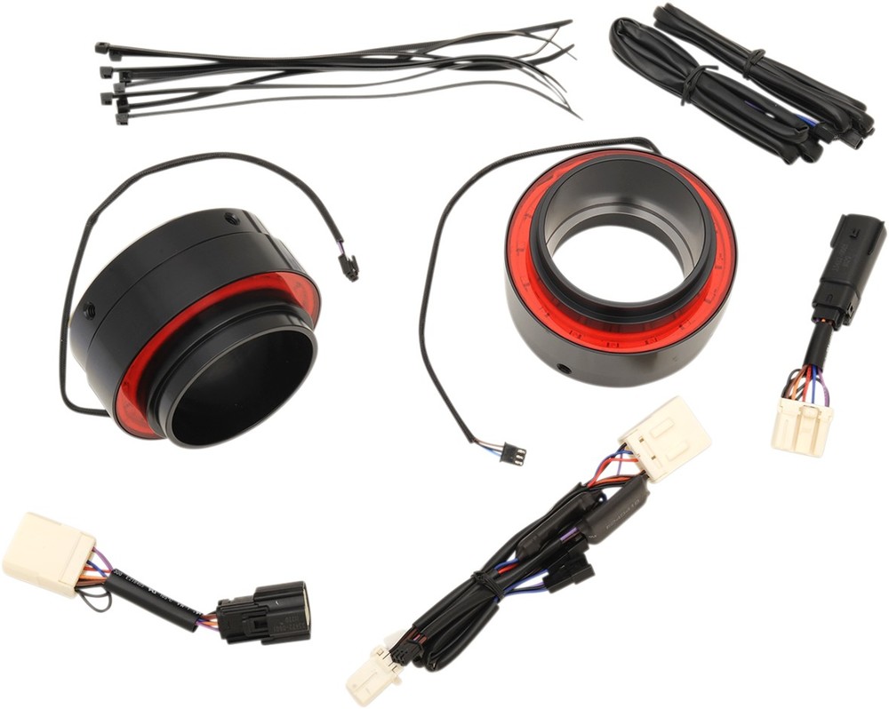 CYCLE VISIONS サイクルビジョン エキゾーストチップ アフターバーナー 4' MOLEX ブラック 【TIP ABURNER 4'MOLEX BLK [1802-0269]】 Road Glide Custom - FLTRX 2011 2013 Street EFI FLHX HARLEY-DAVIDSON ハーレーダビッドソン マフラーエンドキャップ マフラー｜ウェビック　店