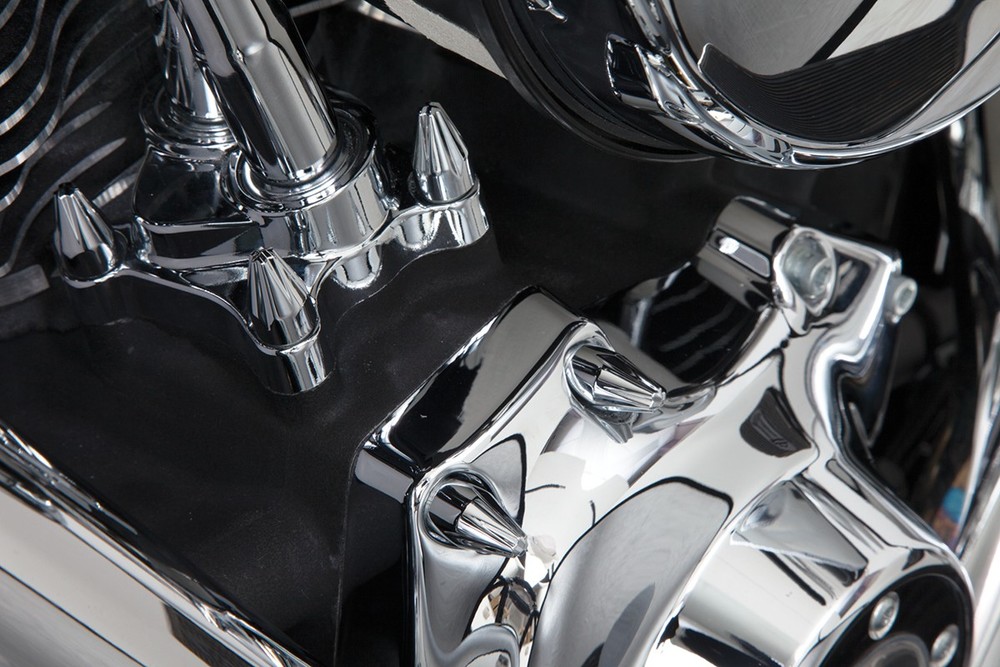 CIRO チロ ボルトカバーセット クローム 【CAPS FLUTED SET CHR [2404-0629]】 キャップボルトカバー 外装｜ウェビック　店